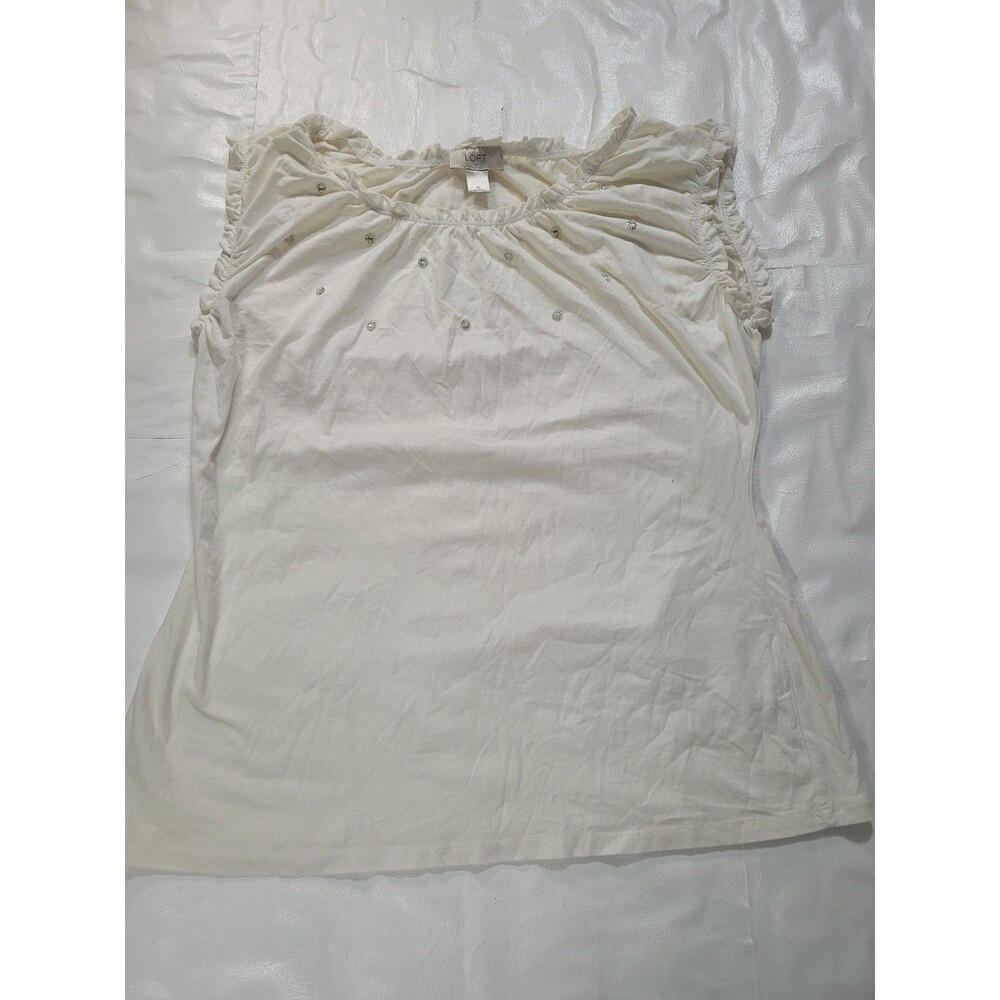 LOFT Blouse – Size XL – Light Cream.....#I
